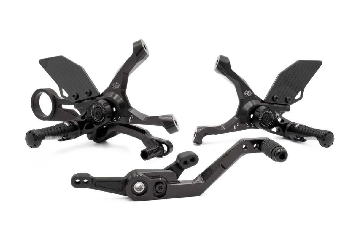 Rearsets til BMW M 1000 RR ABS — Gilles Tooling MUE2-BM06-B