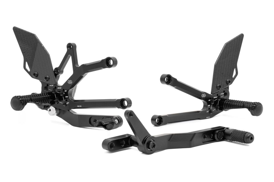 Rearsets til Triumph DAYTONA 660 ABS — Gilles Tooling FXR2-T02-B