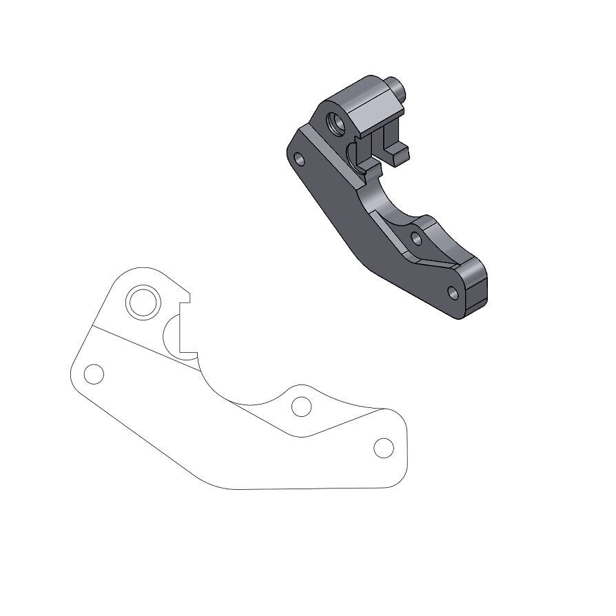 Caliperbrakett, foran til Yamaha — Moto-Master 211049