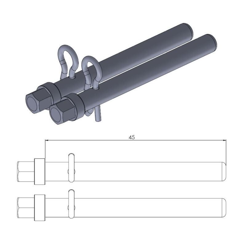 Bremsecaliper reparasjon og deler, foran — Moto-Master 213034