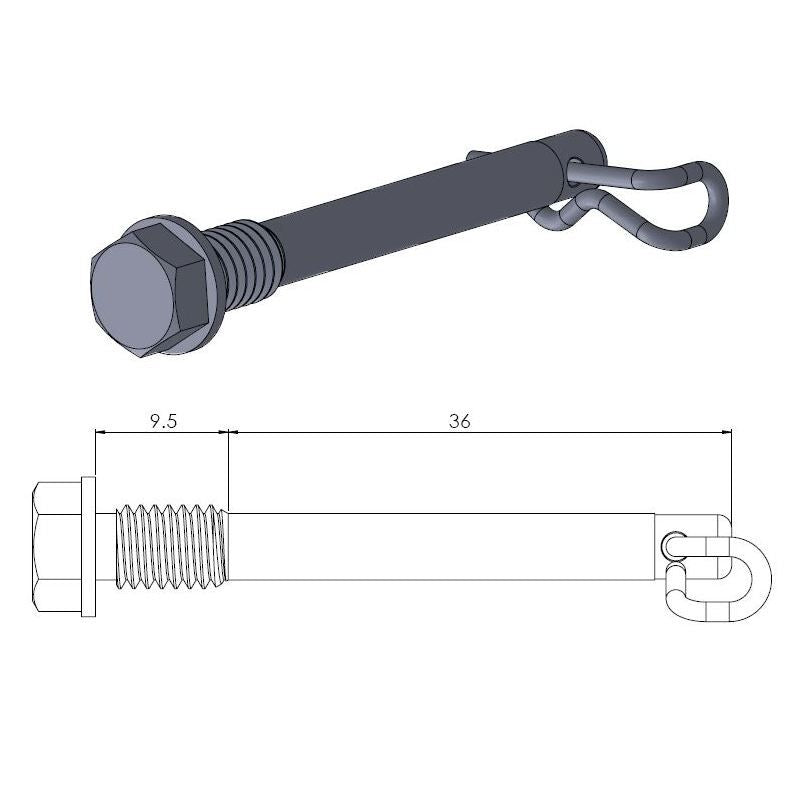 Bremsecaliper reparasjon og deler, bak — Moto-Master 213042