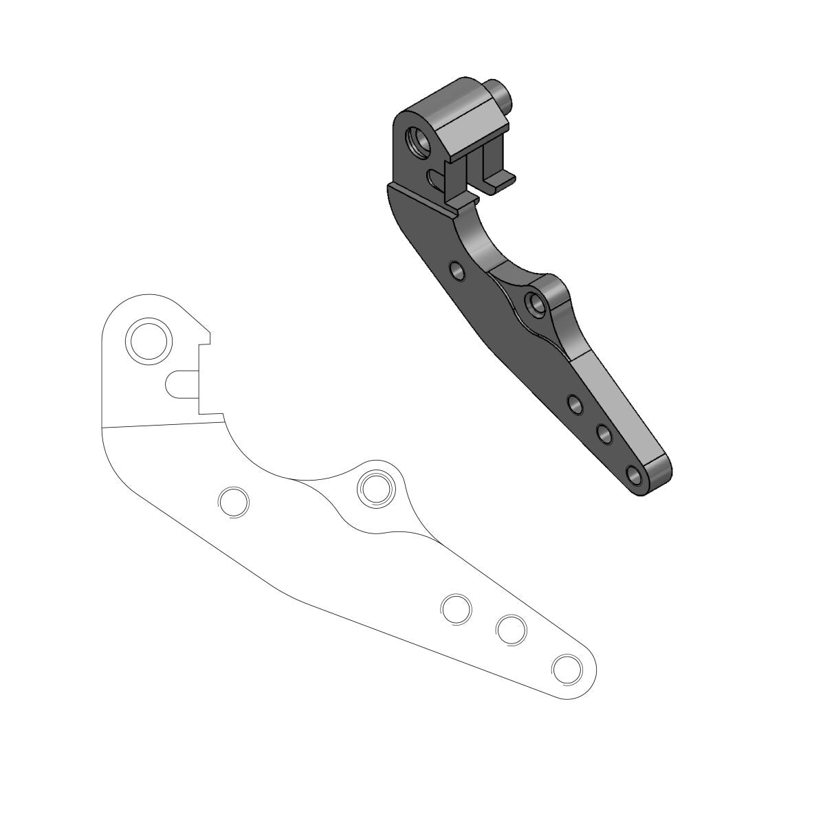 Bremsecalipere, foran — Moto-Master 211057