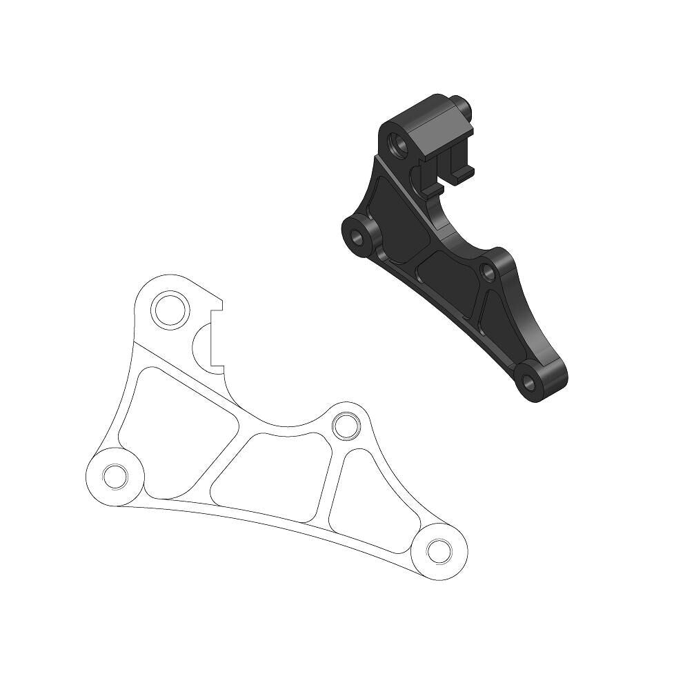 Caliperbrakett, foran — Moto-Master 211066
