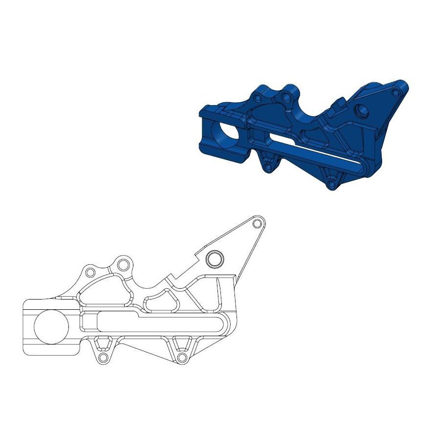 Bremsecalipere, bak — Moto-Master 211110
