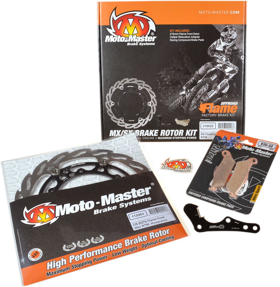 Ombyggingssett bremser, foran til Honda — Moto-Master 310044