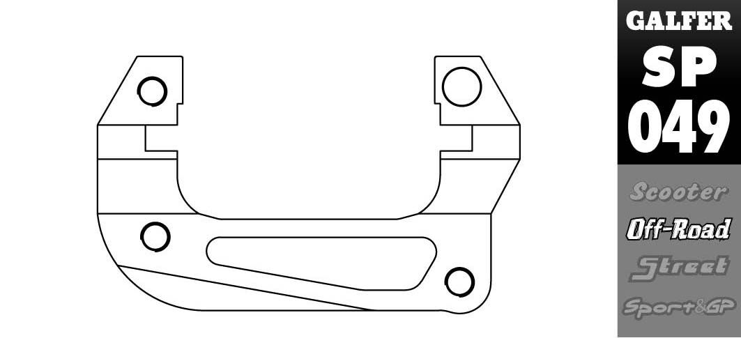 Ombyggingssett bremser, foran — Galfer SP049