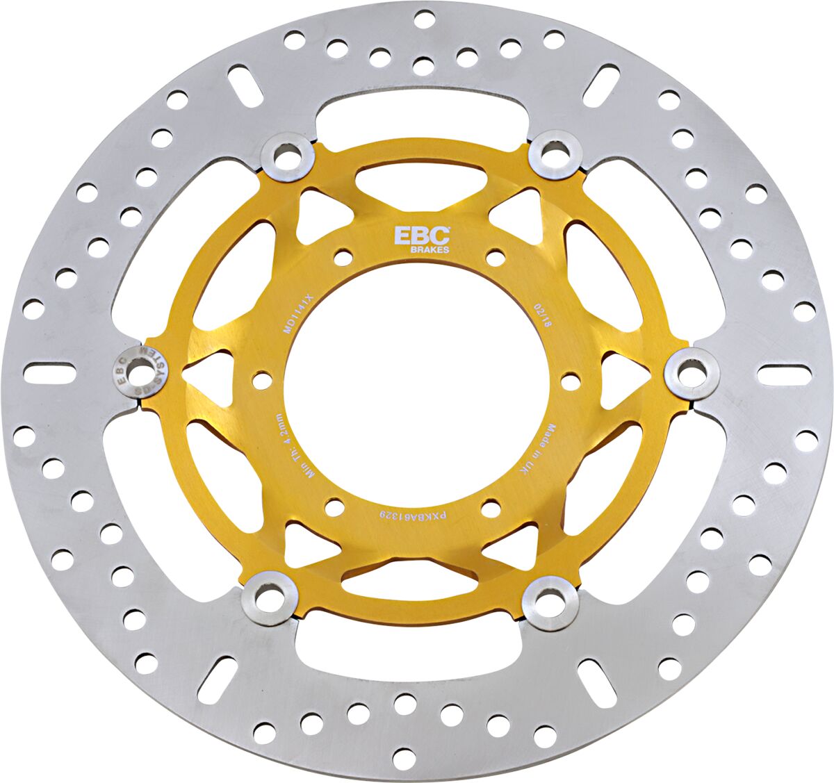 Bremseskiver gate, foran til Honda — EBC 17100462