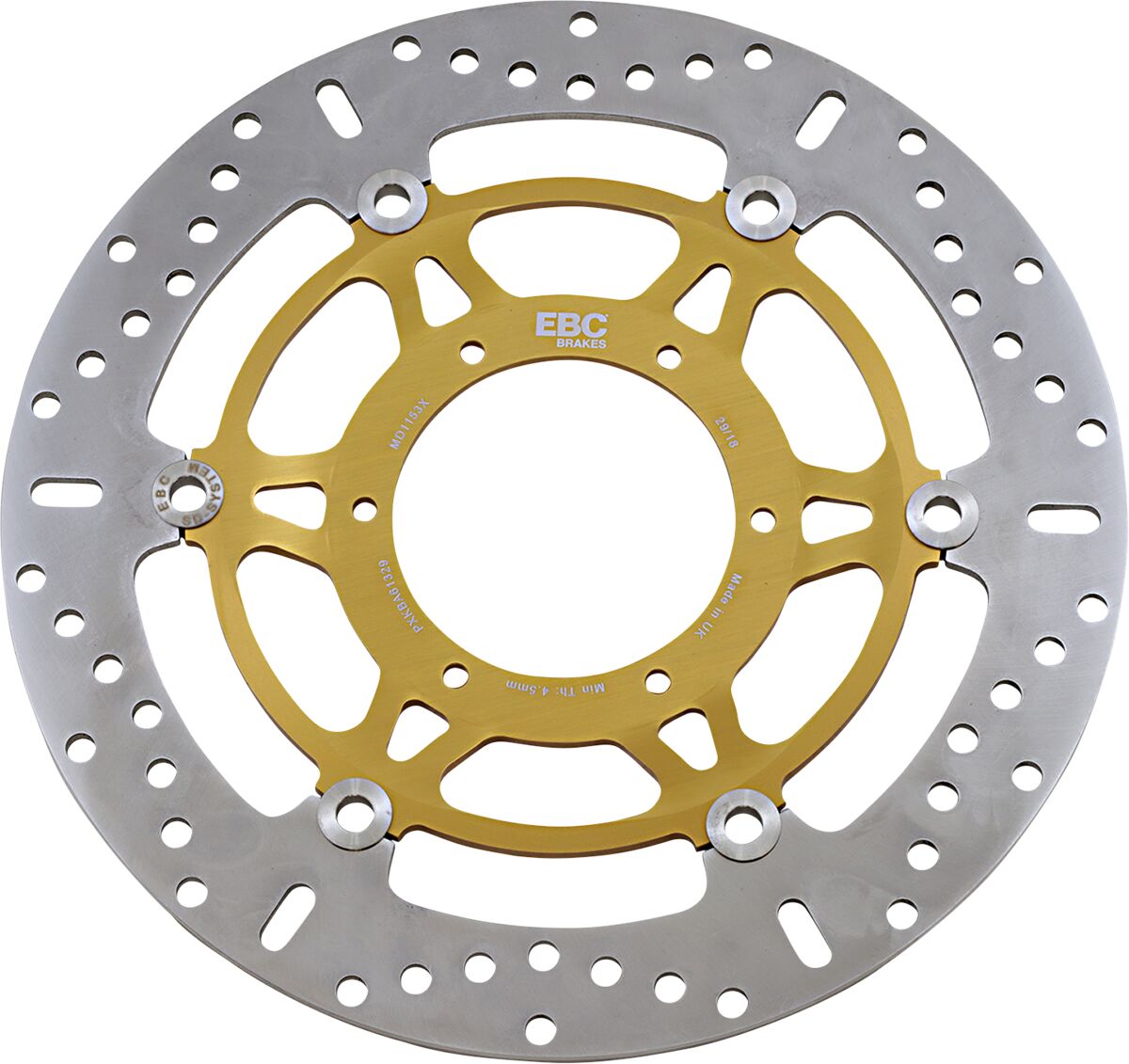 Bremseskiver gate, foran til Honda CBR 1000 RR — EBC 17100464
