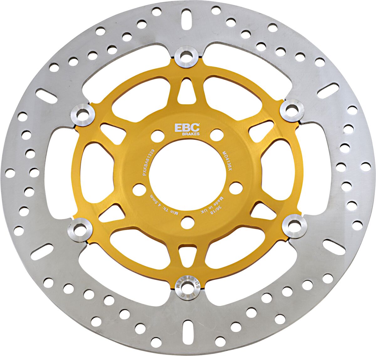 Bremseskiver gate, foran til Kawasaki — EBC 17100488