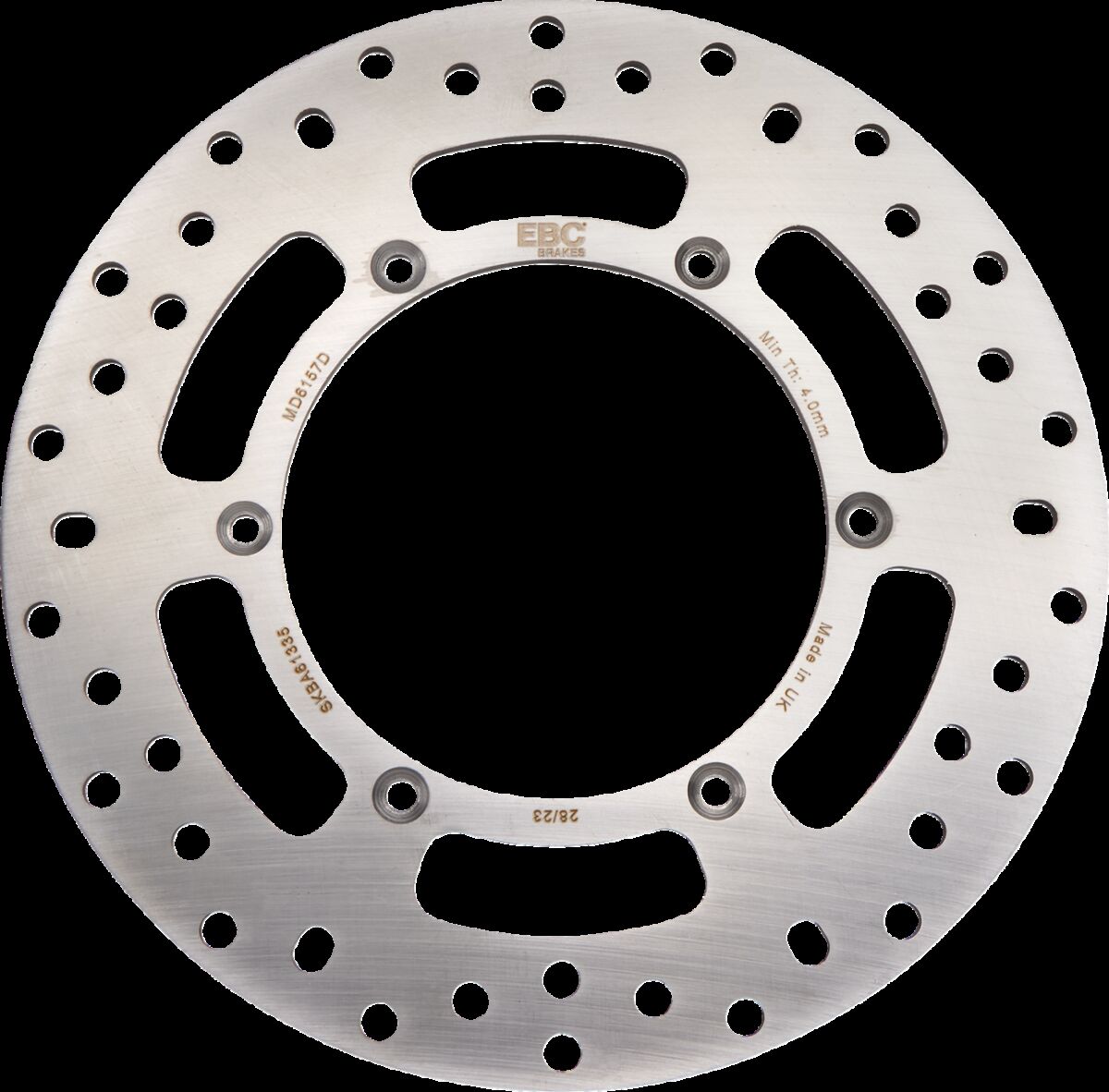 Bremseskiver gate, bak til Suzuki DR-Z 400 SM — EBC 17100889
