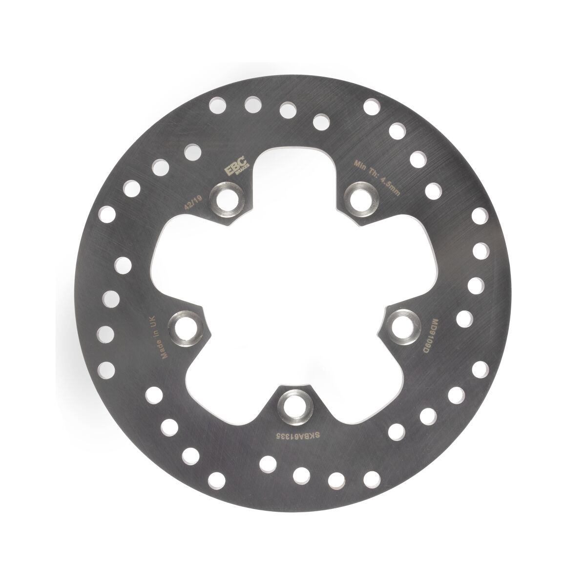Bremseskiver gate, bak til Suzuki AN 400 — EBC 17100900