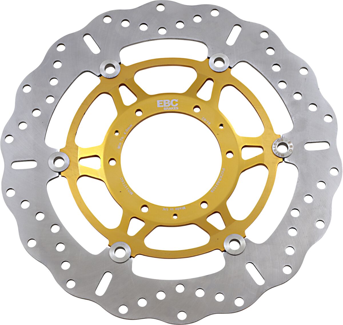 Bremseskiver gate, foran til Honda CBR 1000 RR — EBC 17102274