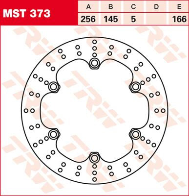 Bremseskiver gate, foran til Honda — TRW MST373
