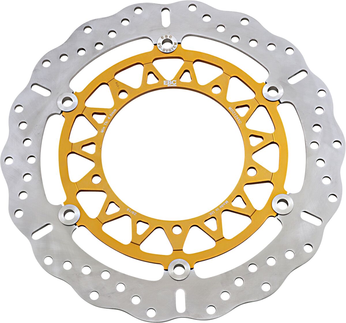 Bremseskiver gate, foran til Yamaha — EBC 17103184