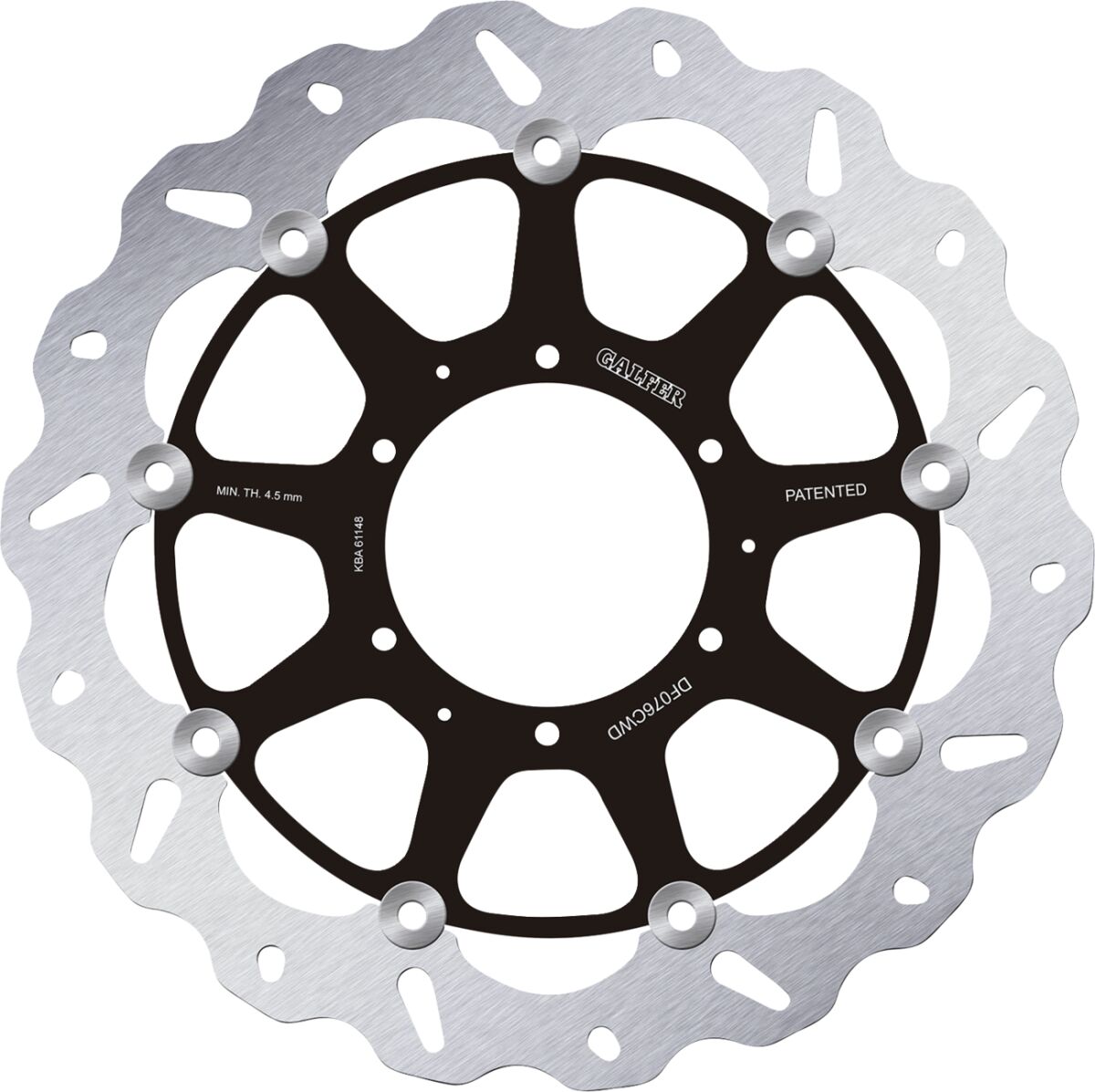 Bremseskiver gate, foran til Honda CBR 1000 RR — Galfer DF076CWD