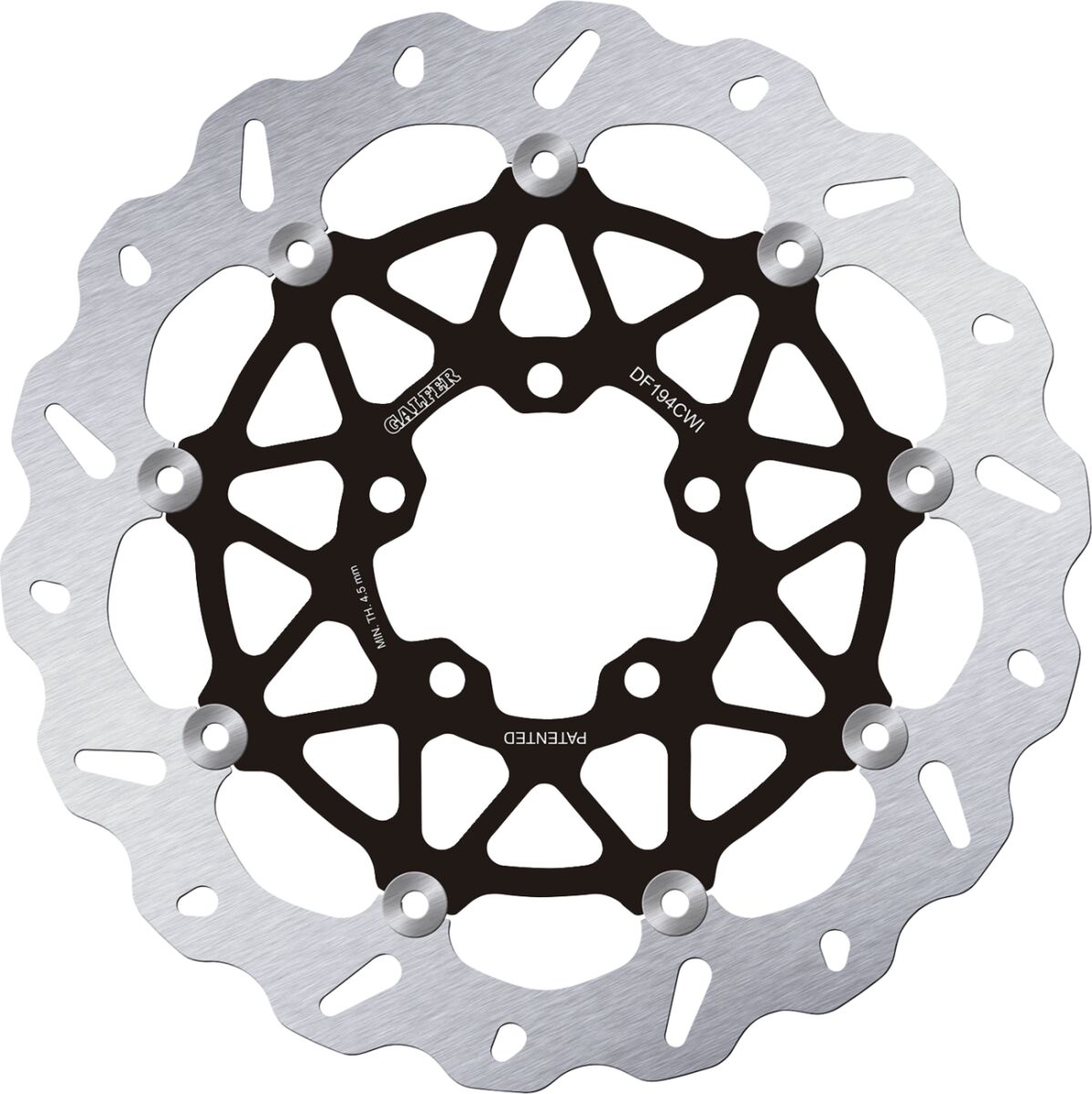 Bremseskiver gate, foran til Kawasaki ZX-10 R 1000 ABS — Galfer DF194CWI