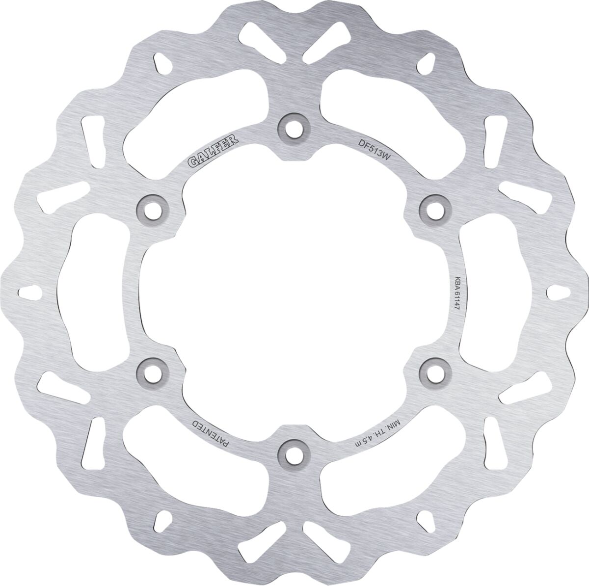 Bremseskiver gate, bak til Yamaha — Galfer DF513W