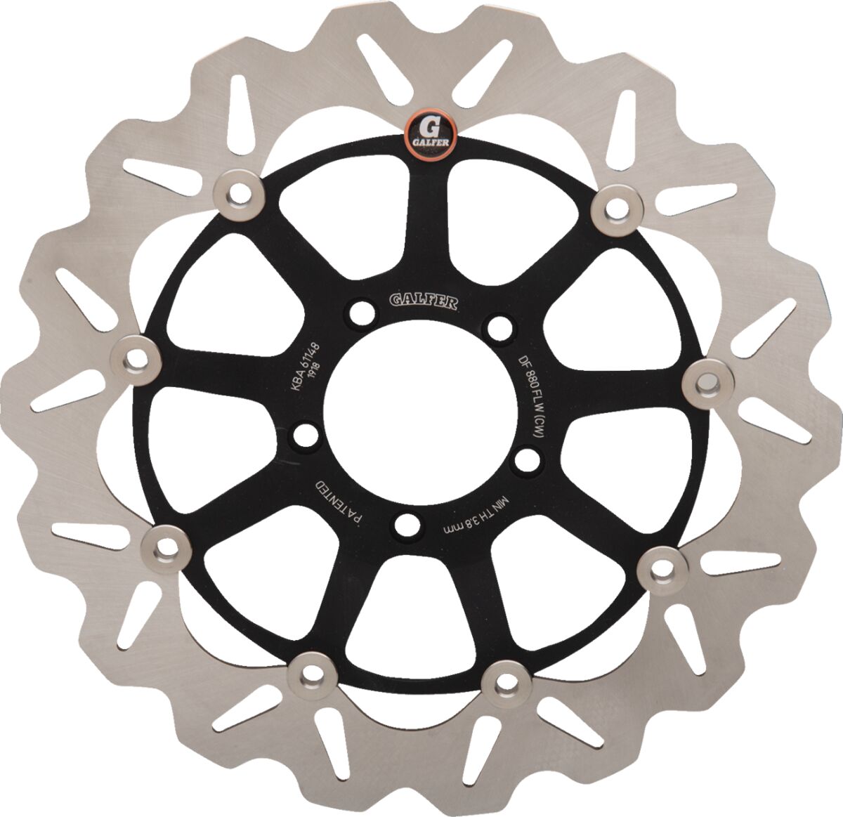 Bremseskiver gate, foran til Ducati — Galfer DF880CW