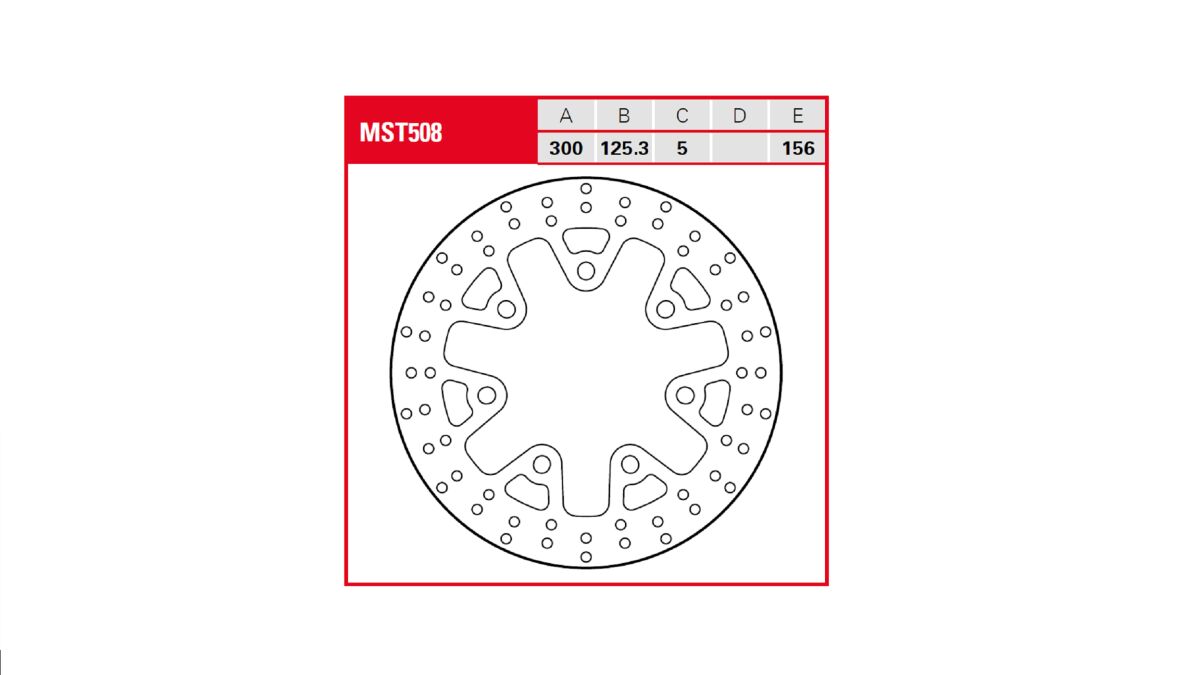 Bremseskiver gate, foran til Harley-Davidson — TRW MST508