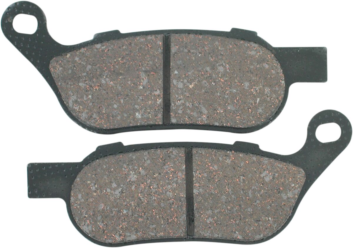 Bremseklosser organiske, foran til Harley-Davidson — Drag Specialties FAD458TT