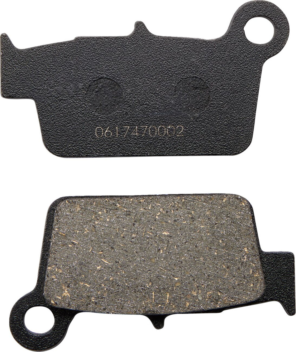 Bremseklosser organiske, bak — Moose Offroad Hard-Parts M940-ORG
