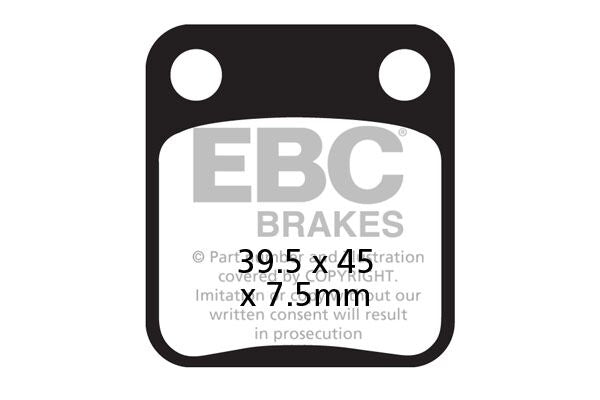 Bremseklosser karbon, foran — EBC 17200403