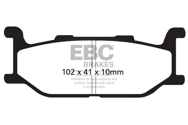 Bremseklosser karbon, foran til Yamaha XP 500 T-Max — EBC 17200413