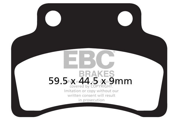 Bremseklosser karbon, foran — EBC 17200422