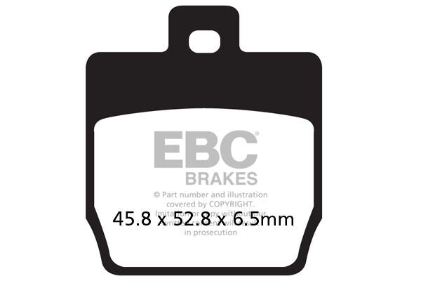 Bremseklosser karbon, foran — EBC 17200428