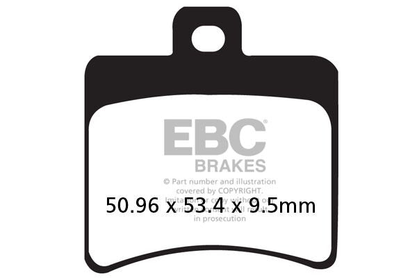 Bremseklosser karbon, bak — EBC 17200431