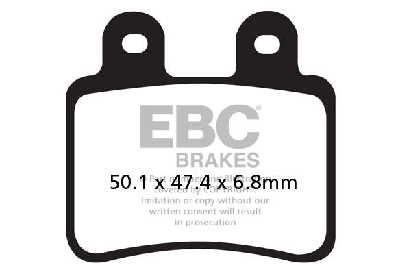 Bremseklosser karbon, foran — EBC 17200439