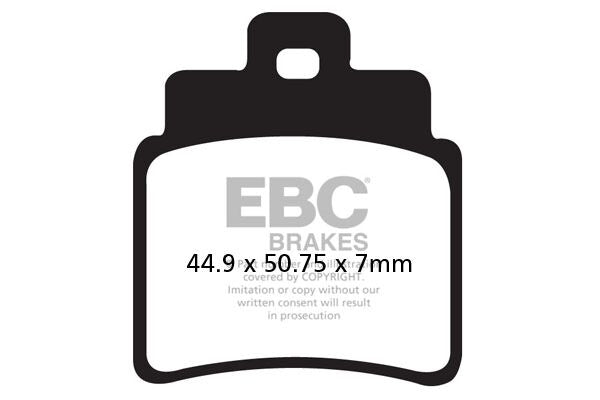 Bremseklosser karbon, bak — EBC 17200530