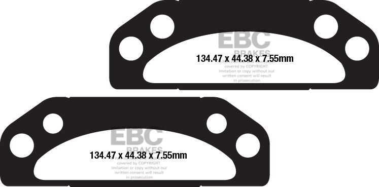 Bremseklosser karbon til Polaris — EBC 17200563