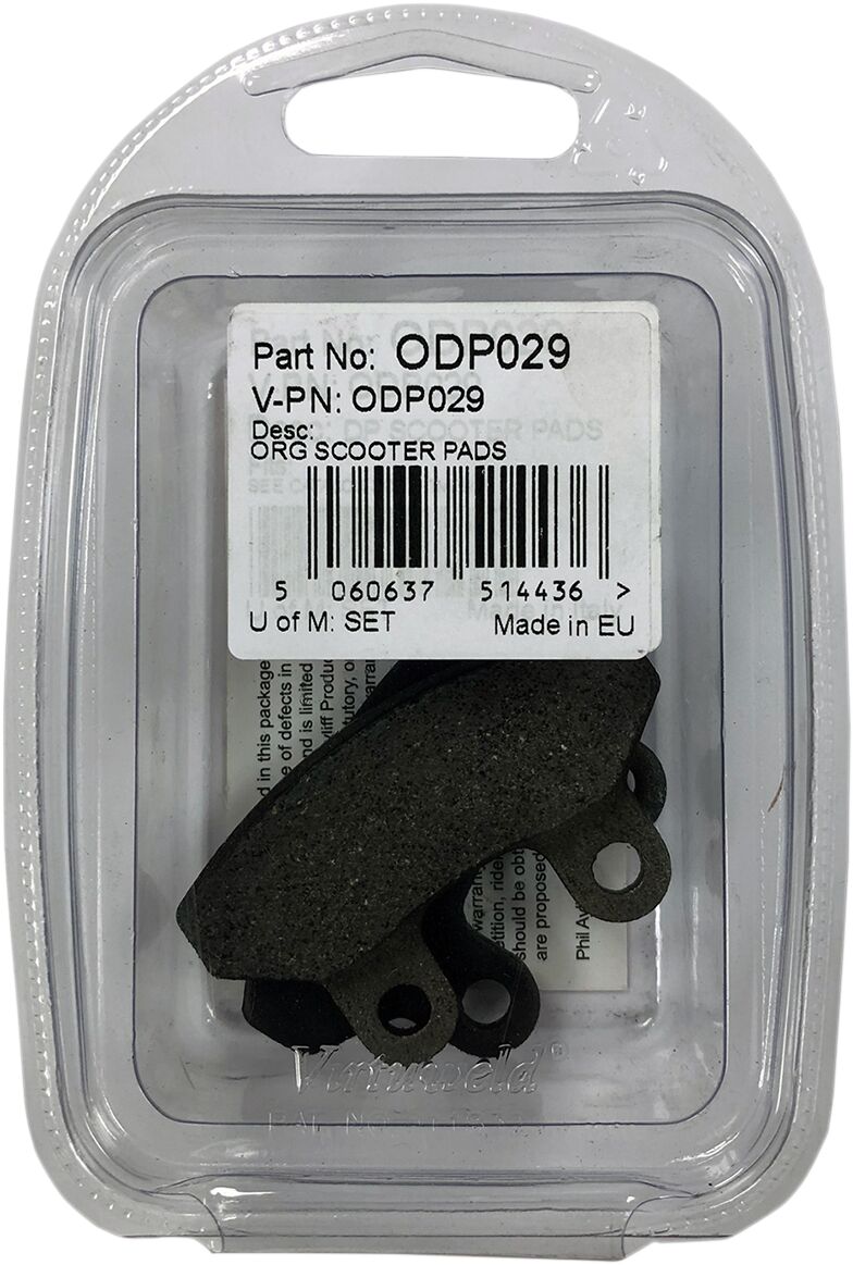 Bremseklosser organiske, foran til SYM — Dp Brakes ODP029