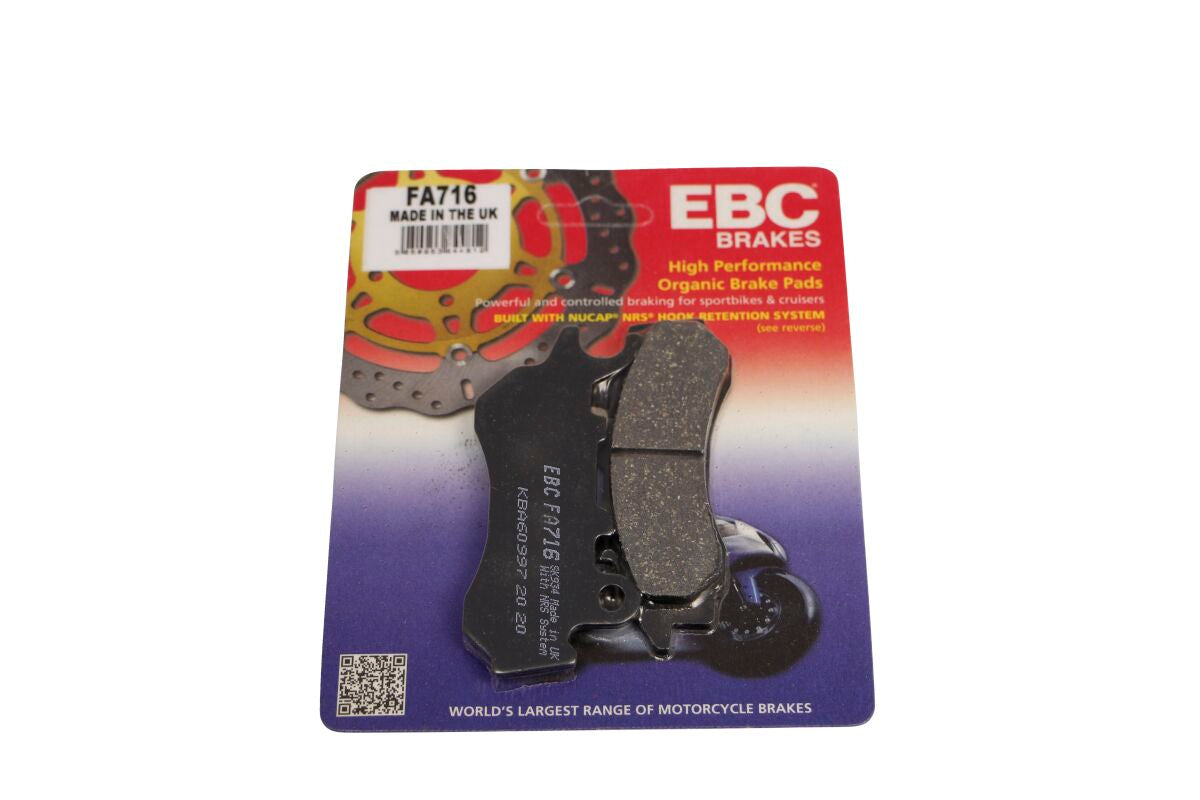 Bremseklosser organiske, foran til Honda CB 125 F — EBC 17200643