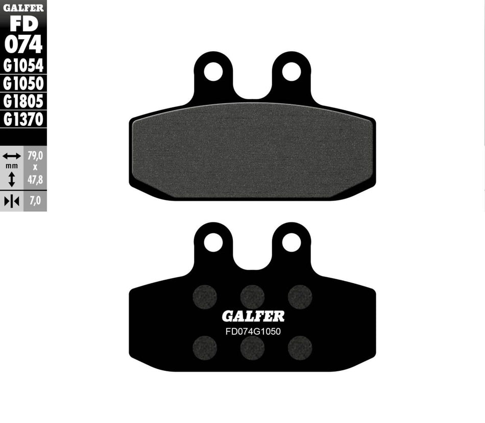 Bremseklosser organiske — Galfer FD074G1050