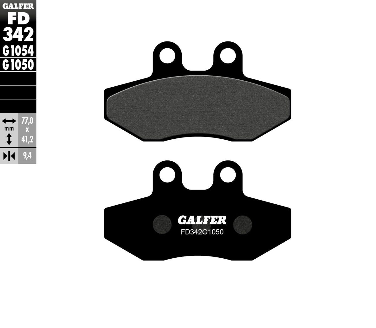Bremseklosser organiske — Galfer FD342G1050