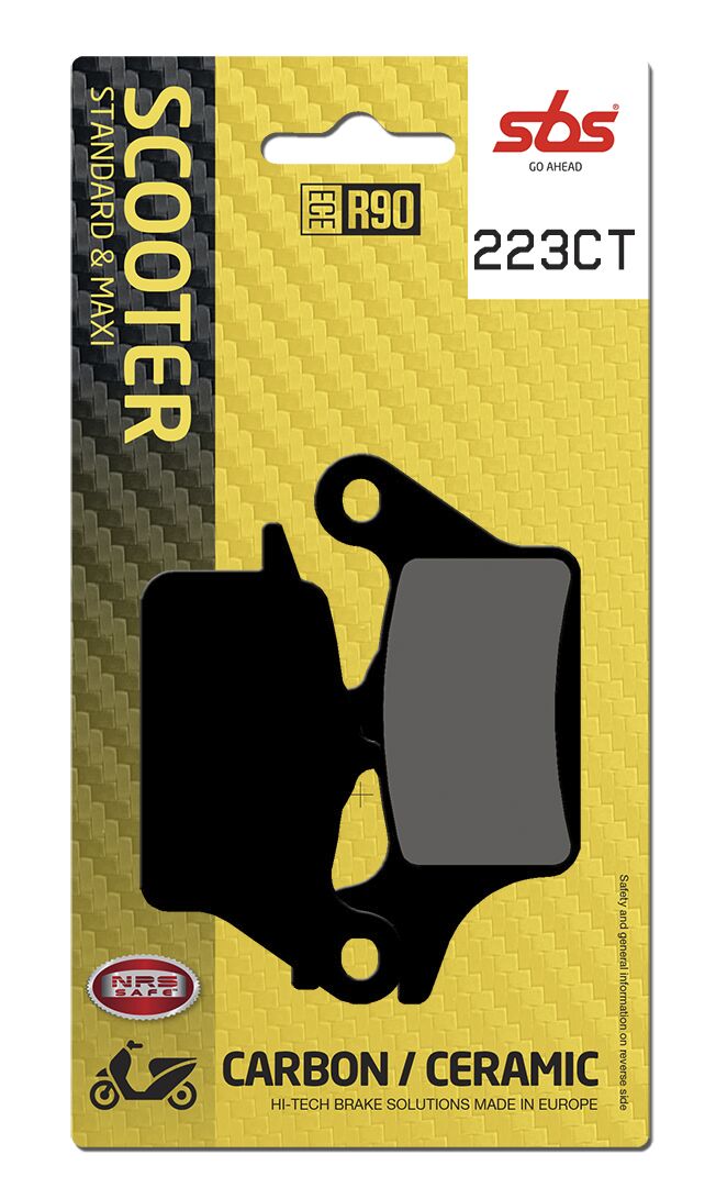 Bremseklosser karbon, foran — SBS 223CT