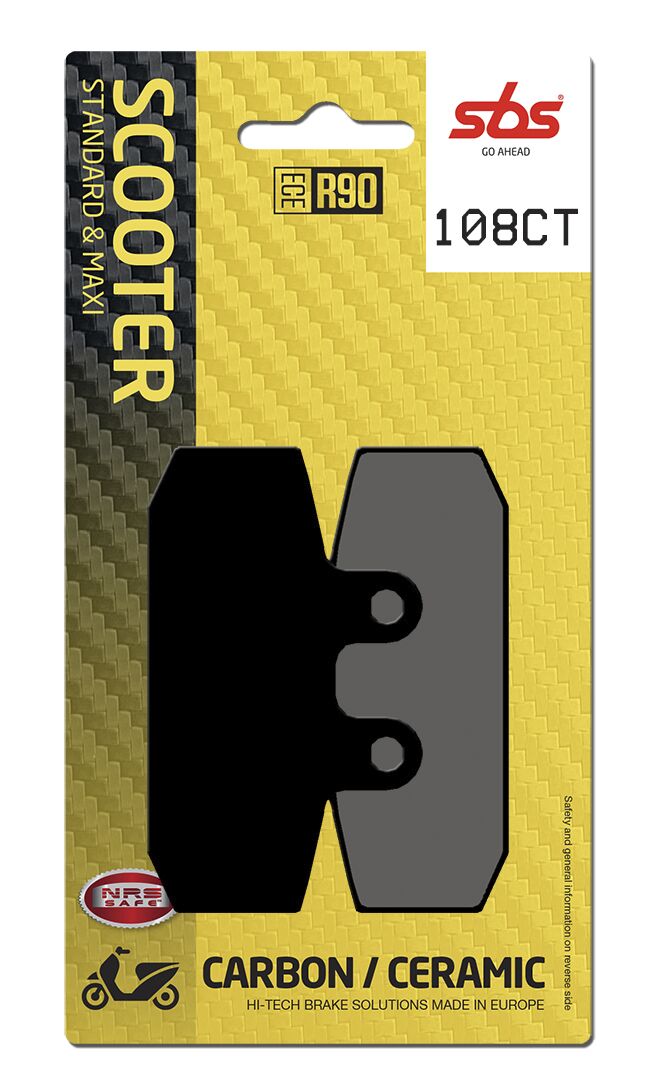 Bremseklosser karbon, foran — SBS 108CT