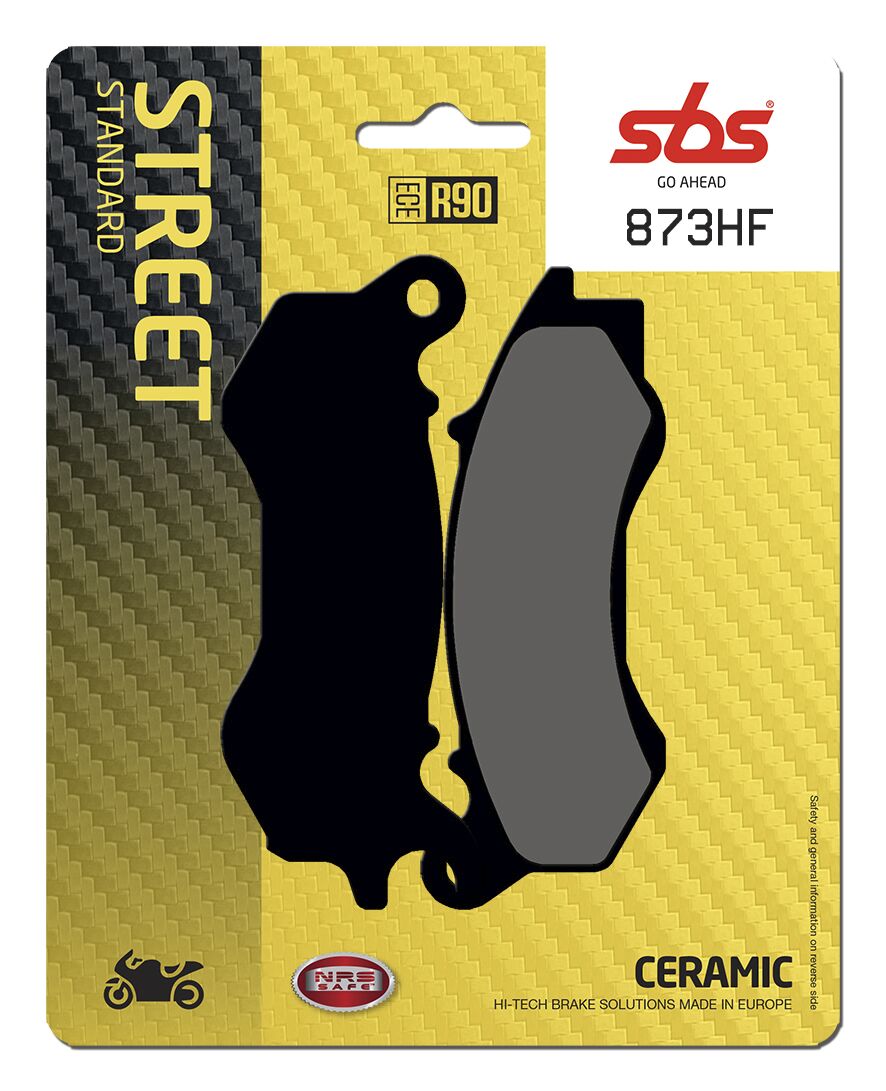 Bremseklosser keramiske, foran — SBS 873HF