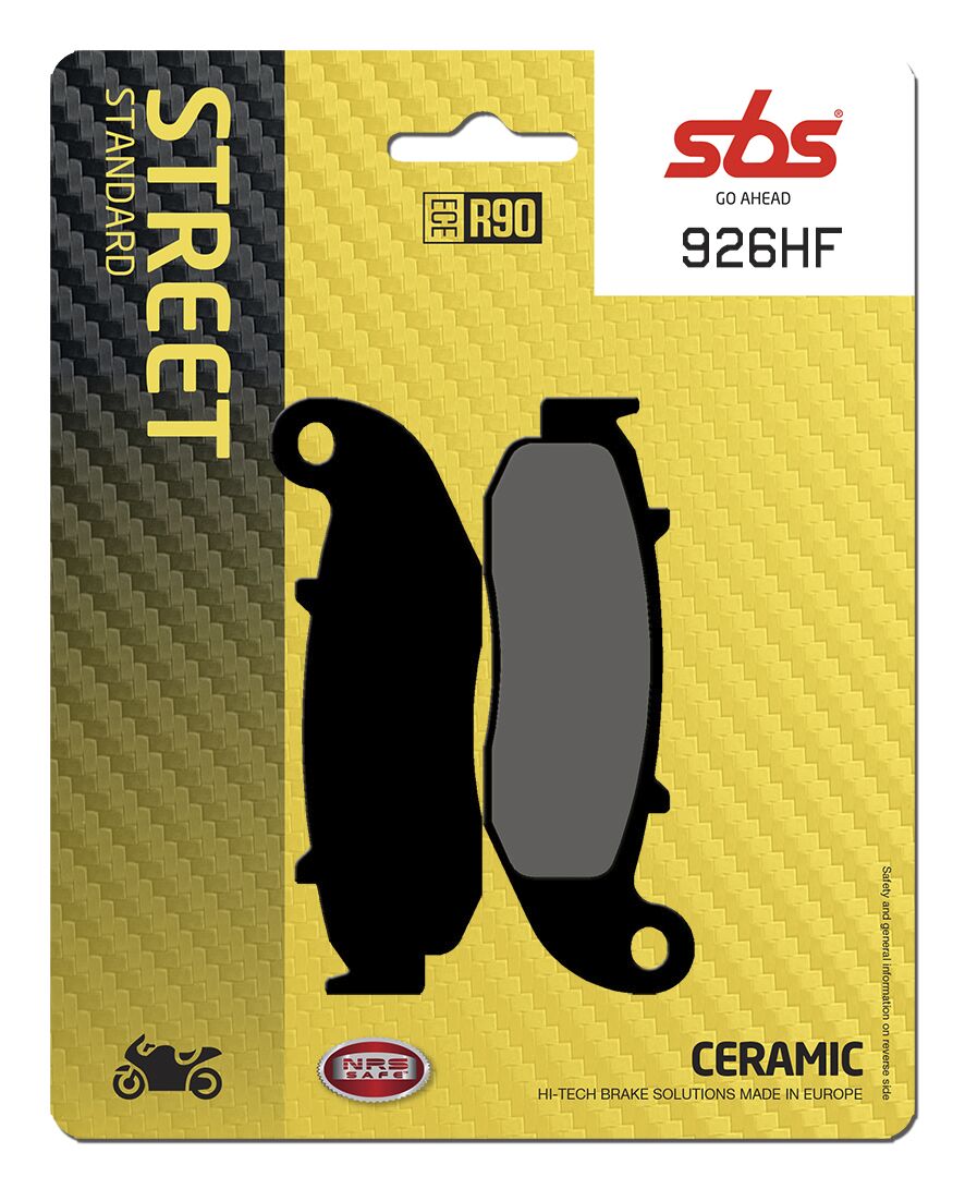 Bremseklosser keramiske, foran til Fantic — SBS 926HF