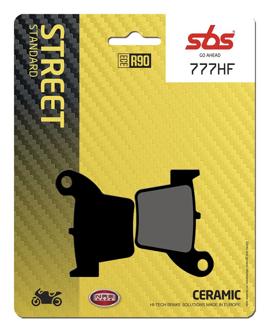 Bremseklosser keramiske, bak — SBS 777HF