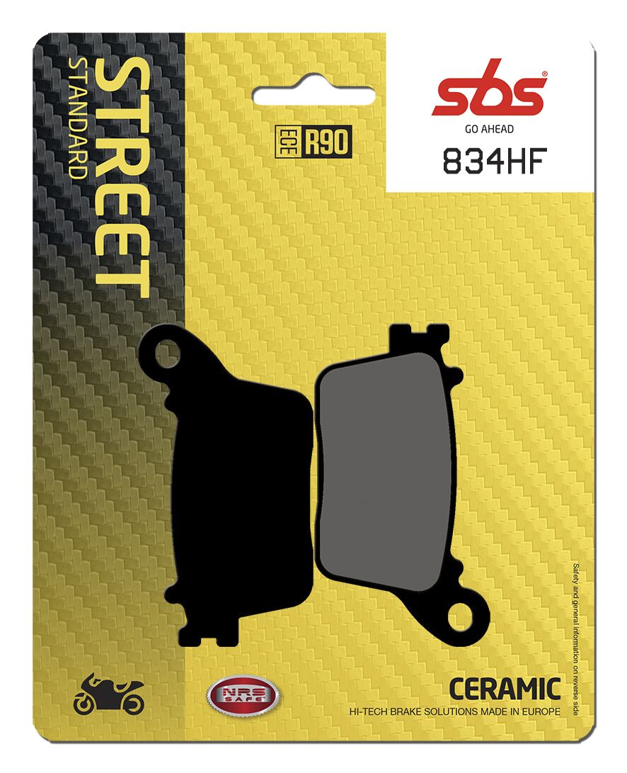 Bremseklosser keramiske, bak — SBS 834HF