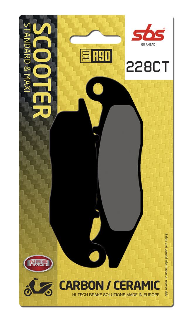 Bremseklosser karbon, foran — SBS 228CT