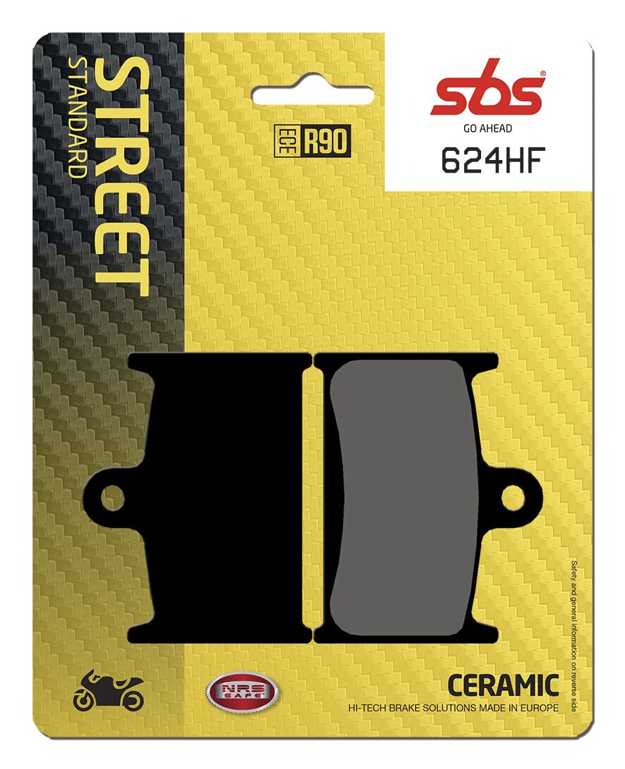 Bremseklosser keramiske, foran — SBS 624HF