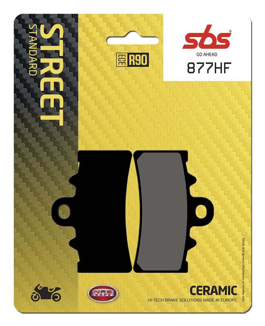 Bremseklosser keramiske, foran — SBS 877HF