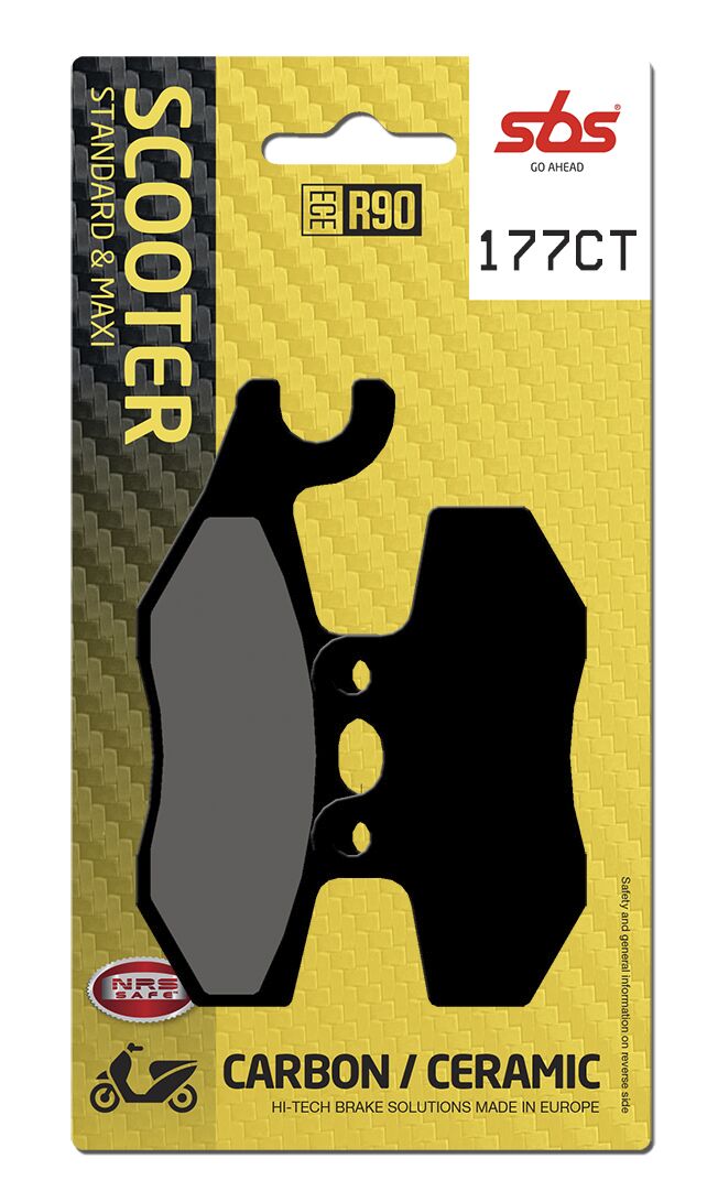 Bremseklosser karbon, foran — SBS 177CT