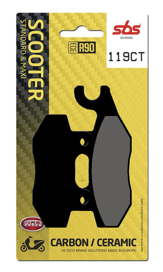 Bremseklosser karbon, foran — SBS 119CT