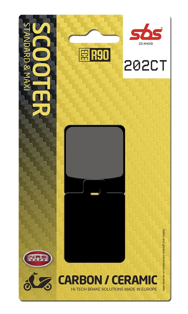 Bremseklosser karbon, foran — SBS 202CT
