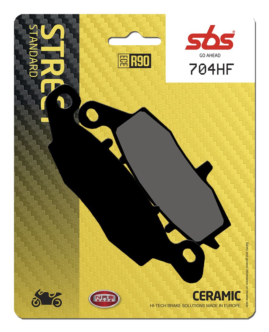 Bremseklosser keramiske, foran — SBS 704HF